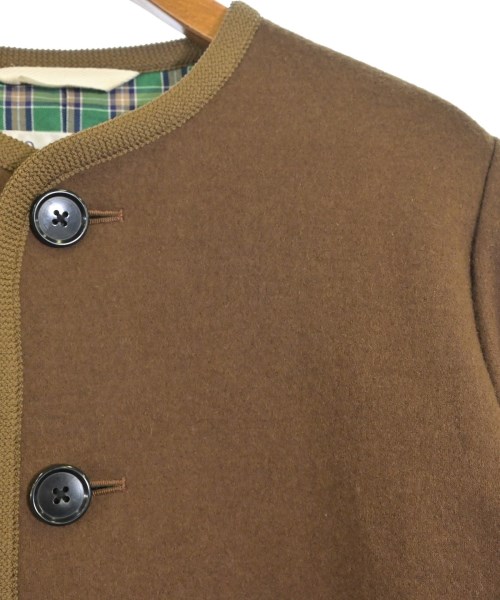 Charpentier de Vaisseau（シャルパンティエドゥヴェッソ）ノーカラージャケット 茶 サイズ:0(XS位) レディース/2200664891015