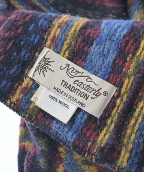 NOR'EASTERLY（ノアイースターリー）マフラー 紺 サイズ:- レディース/2200648616023