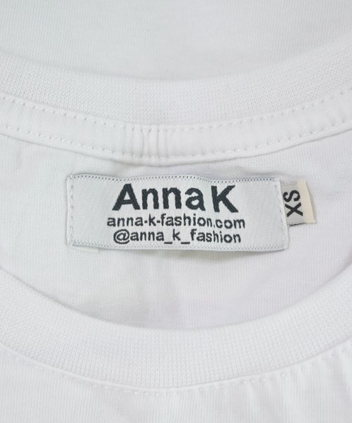 ANNAK（アナック）Tシャツ・カットソー 白 サイズ:XS レディース/2200710196255
