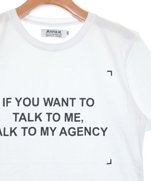 ANNAK（アナック）Tシャツ・カットソー 白 サイズ:XS レディース/2200710196255