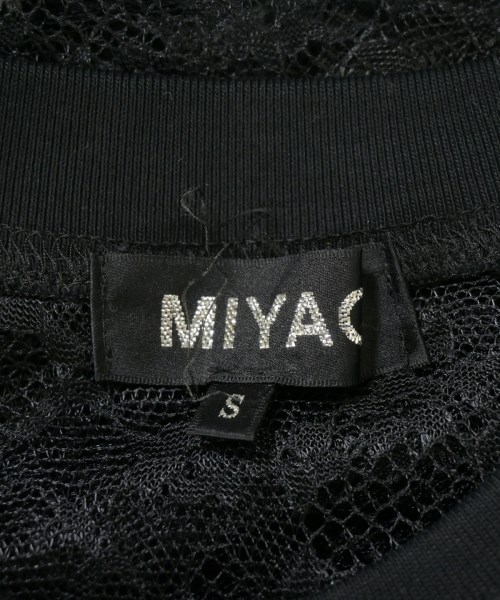 MIYAO（ミヤオ）Tシャツ・カットソー 黒 サイズ:S レディース/2200700092130