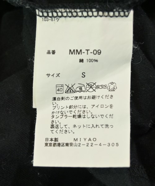 MIYAO（ミヤオ）Tシャツ・カットソー 黒 サイズ:S レディース/2200707791173