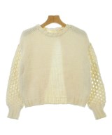 JUN MIKAMI（ジュンミカミ）ニット・セーター 白 サイズ:F レディース/2200639615035