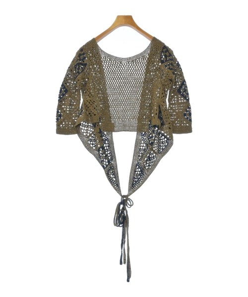 JUN MIKAMI（ジュンミカミ）カーディガン カーキ サイズ:-(XS位) レディース/2200639615059