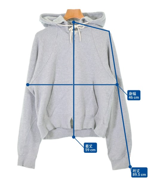 JUN MIKAMI（ジュンミカミ）パーカー グレー サイズ:F レディース/2200646664019