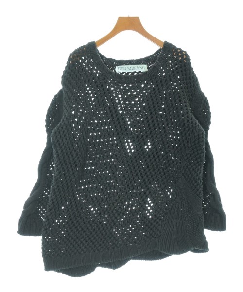 JUN MIKAMI(ジュンミカミ)ニット・セーター 黒 サイズ:F/2200639429014