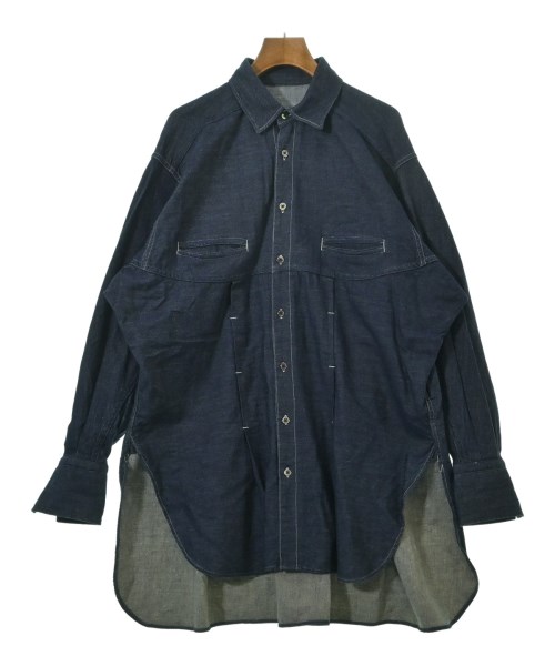 JUN MIKAMI(ジュンミカミ)カジュアルシャツ 紺 サイズ:F/2200641635359