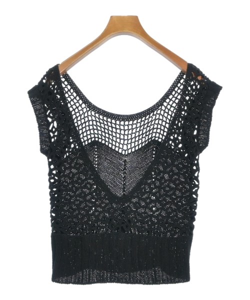 JUN MIKAMI（ジュンミカミ）ベスト 黒 サイズ:-(S位) レディース/2200651505185
