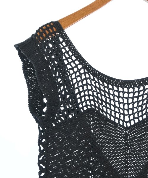 JUN MIKAMI（ジュンミカミ）ベスト 黒 サイズ:-(S位) レディース/2200651505185