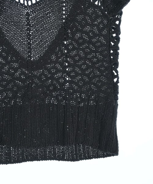 JUN MIKAMI（ジュンミカミ）ベスト 黒 サイズ:-(S位) レディース/2200651505185