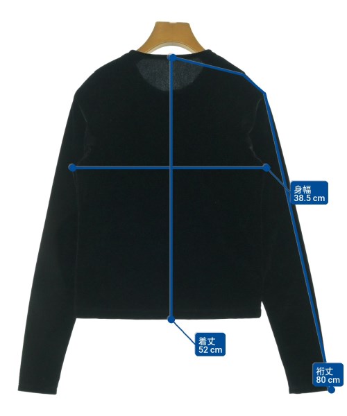 JUN MIKAMI（ジュンミカミ）カーディガン 黒 サイズ:-(S位) レディース/2200665232114