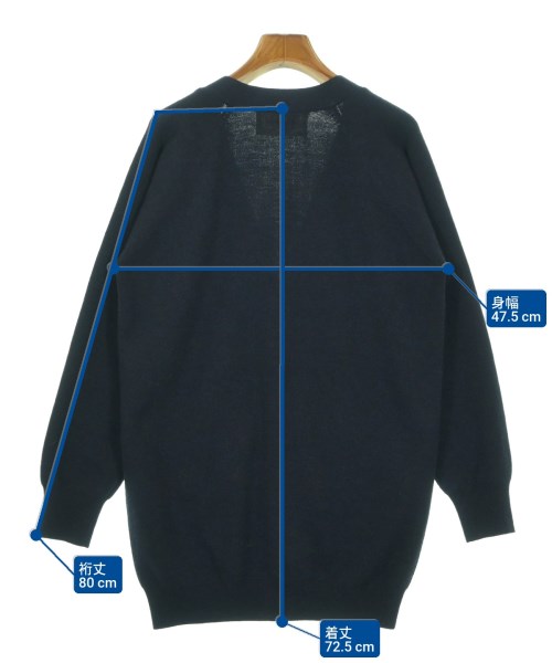 JUN MIKAMI（ジュンミカミ）カーディガン 紺 サイズ:F レディース/2200668005128