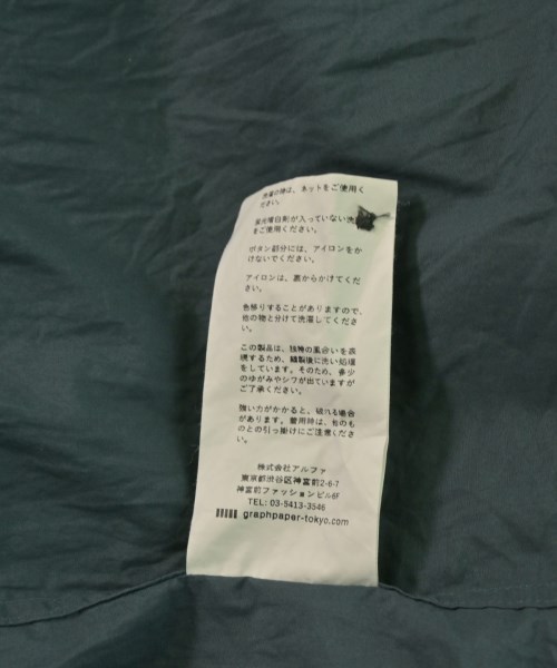 Graphpaper（グラフペーパー）カジュアルシャツ 緑 サイズ:F メンズ/2200634728020