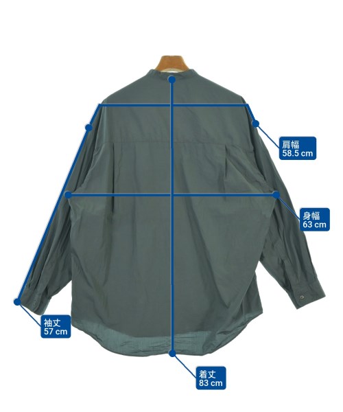 Graphpaper（グラフペーパー）カジュアルシャツ 緑 サイズ:F メンズ/2200634728020