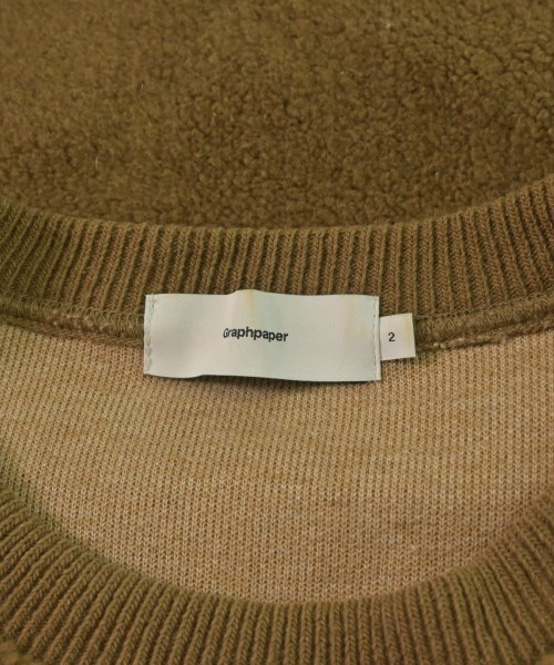 Graphpaper（グラフペーパー）スウェット 茶 サイズ:2(M位) メンズ/2200629938076