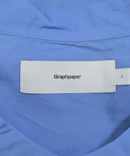 Graphpaper（グラフペーパー）カジュアルシャツ 青 サイズ:1(S位) メンズ/2200638807042