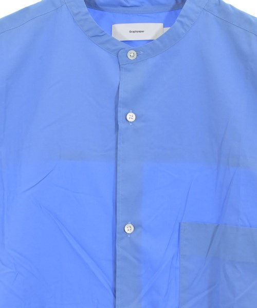 Graphpaper（グラフペーパー）カジュアルシャツ 青 サイズ:1(S位) メンズ/2200638807042
