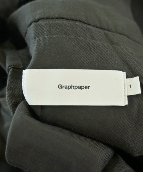 Graphpaper（グラフペーパー）カジュアルジャケット 黒 サイズ:1(S位) メンズ/2200624483045