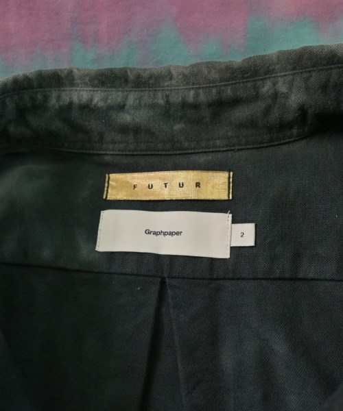 Graphpaper（グラフペーパー）カジュアルシャツ 黒 サイズ:2(M位) メンズ/2200641925047