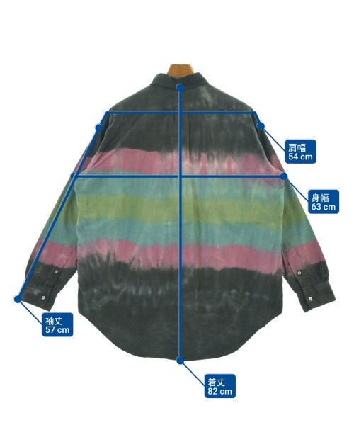 Graphpaper（グラフペーパー）カジュアルシャツ 黒 サイズ:2(M位) メンズ/2200641925047