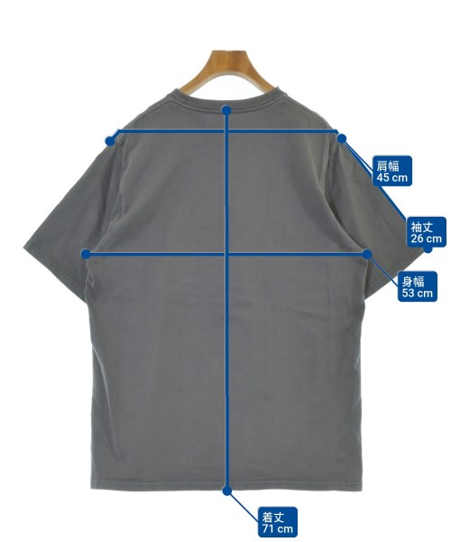 Graphpaper（グラフペーパー）Tシャツ・カットソー グレー サイズ:3(L位) メンズ/2200640986179