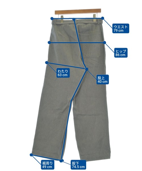 Graphpaper（グラフペーパー）デニムパンツ グレー サイズ:1(S位) メンズ/2200640986315