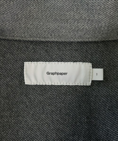 Graphpaper（グラフペーパー）デニムジャケット グレー サイズ:1(S位) メンズ/2200640986322