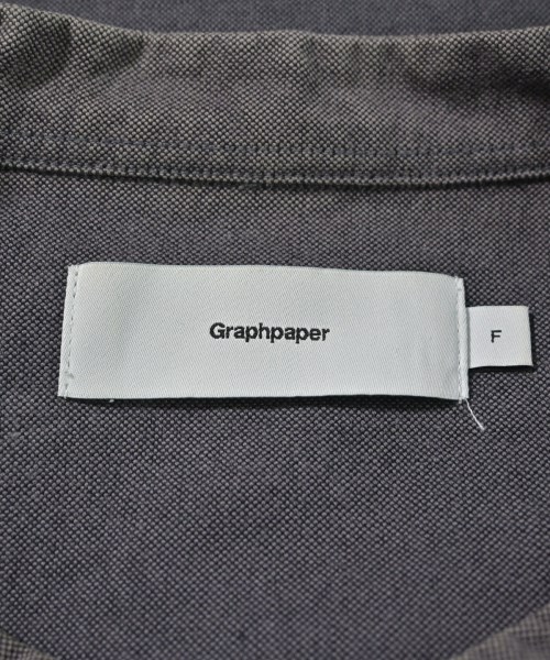 Graphpaper（グラフペーパー）カジュアルシャツ 紺 サイズ:F メンズ/2200539381030