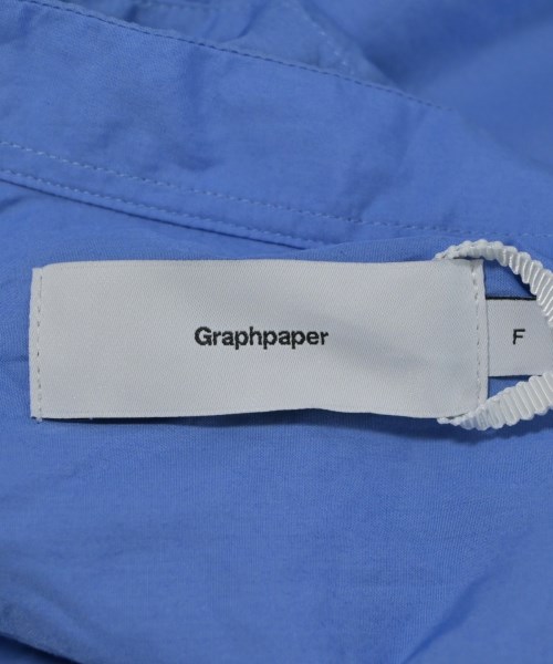 Graphpaper（グラフペーパー）カジュアルシャツ 青 サイズ:F メンズ/2200599391079