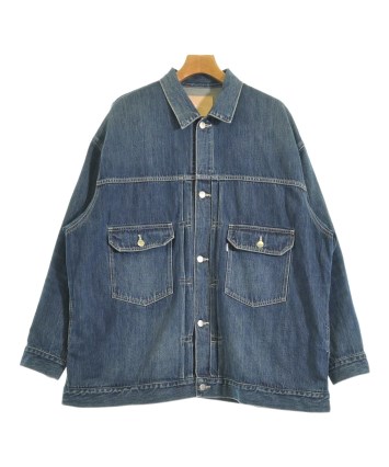 Graphpaper テーラードジャケット 紺 Graphpaper (グラフペーパー) Suvin Double Weave Jacket