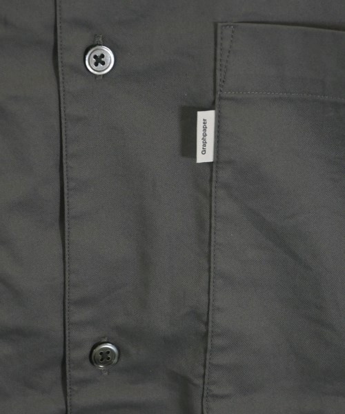 Graphpaper（グラフペーパー）カジュアルシャツ グレー サイズ:0/S メンズ/2200622508016