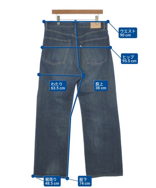 Graphpaper（グラフペーパー）デニムパンツ 紺 サイズ:3(L位) メンズ/2200624450054