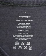 Graphpaper（グラフペーパー）Tシャツ・カットソー グレー サイズ:1(S位) メンズ/2200624917045