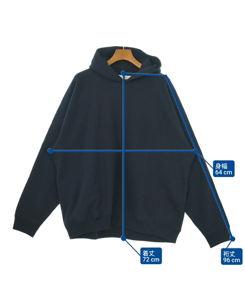 Graphpaper（グラフペーパー）パーカー 紺 サイズ:2(M位) メンズ/2200625563036