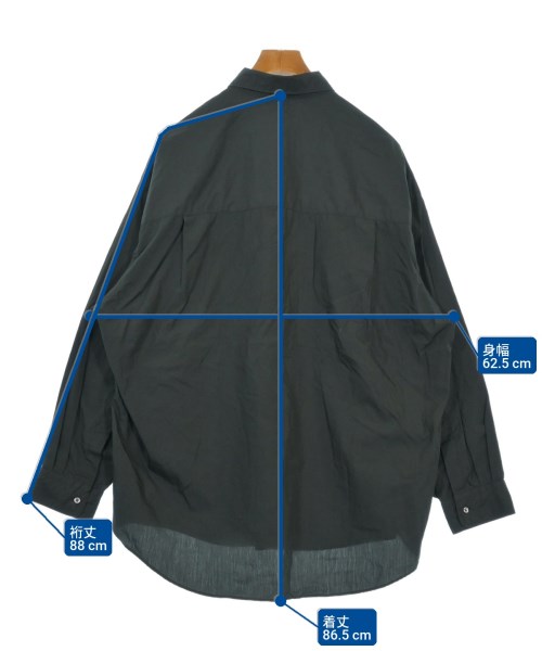 Graphpaper（グラフペーパー）カジュアルシャツ 黒 サイズ:1(S位) メンズ/2200626562038