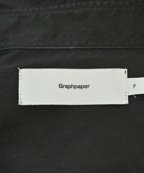 Graphpaper（グラフペーパー）カジュアルシャツ 黒 サイズ:F メンズ/2200628804020