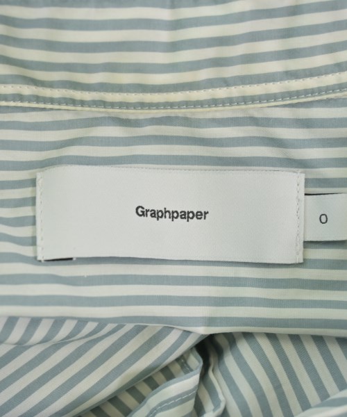 Graphpaper（グラフペーパー）カジュアルシャツ 青 サイズ:0(XS位) メンズ/2200628804044