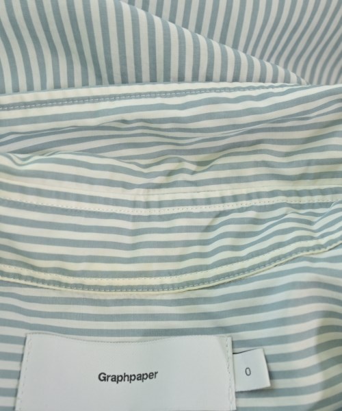 Graphpaper（グラフペーパー）カジュアルシャツ 青 サイズ:0(XS位) メンズ/2200628804044