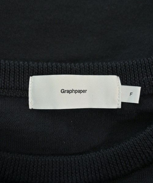 Graphpaper（グラフペーパー）ニット・セーター 黒 サイズ:F メンズ/2200617041115