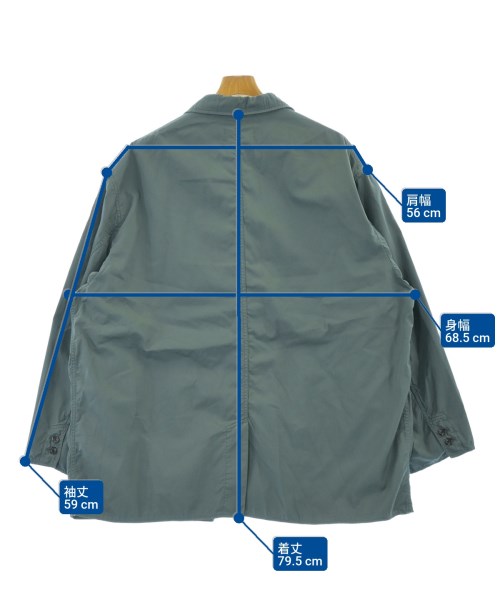 Graphpaper（グラフペーパー）カジュアルジャケット 青 サイズ:F メンズ/2200617818045