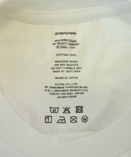 Graphpaper（グラフペーパー）Tシャツ・カットソー 白 サイズ:-(XXL位) メンズ/2200630291085