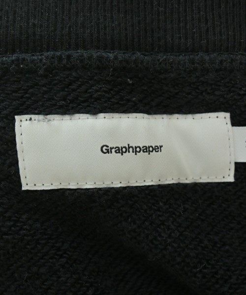 Graphpaper（グラフペーパー）スウェット 黒 サイズ:2(M位) メンズ/2200630346068