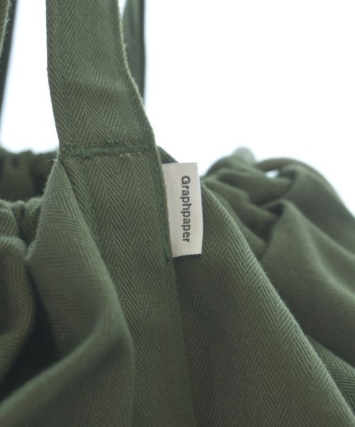 Graphpaper（グラフペーパー）トートバッグ カーキ サイズ:F メンズ/2200630873014