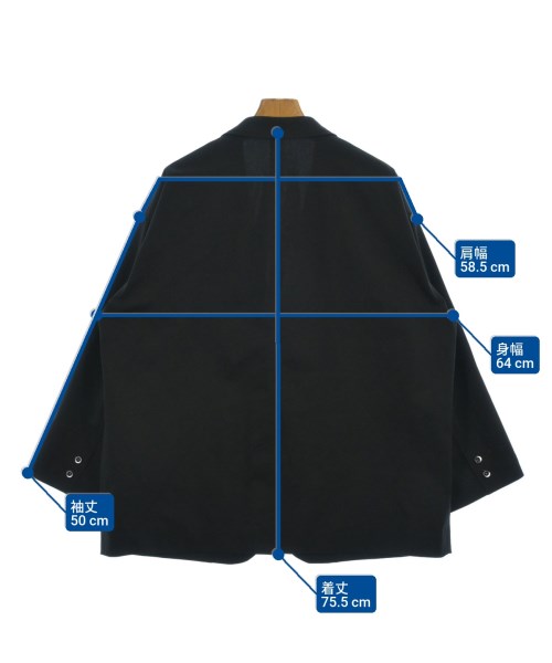 Graphpaper（グラフペーパー）カジュアルジャケット 黒 サイズ:1(S位) メンズ/2200631284031