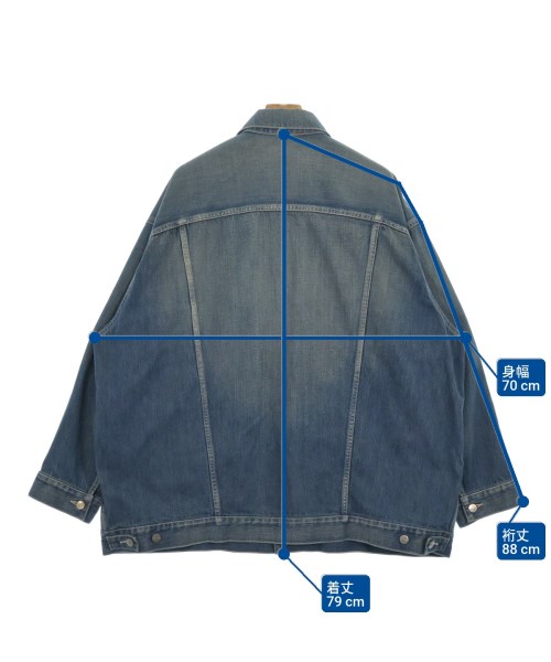 Graphpaper（グラフペーパー）デニムジャケット 青 サイズ:-(XXL位) メンズ/2200631284055