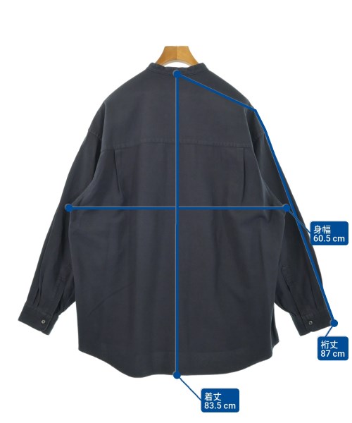 Graphpaper（グラフペーパー）カジュアルシャツ グレー サイズ:F メンズ/2200631284062