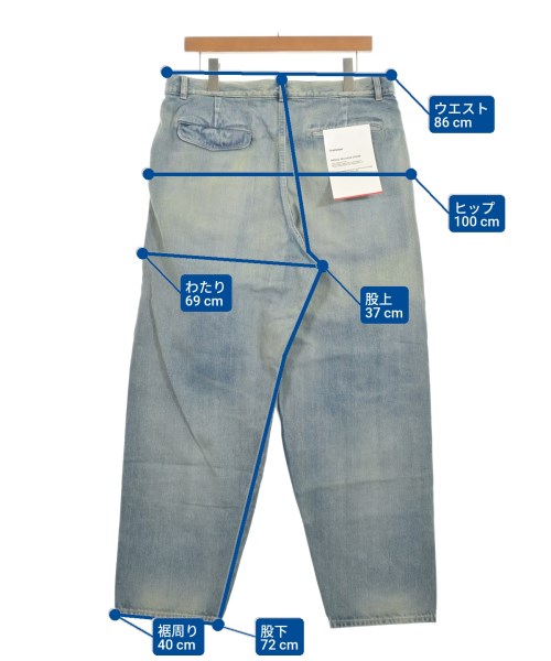 Graphpaper（グラフペーパー）デニムパンツ 青 サイズ:3(L位) メンズ/2200632005161