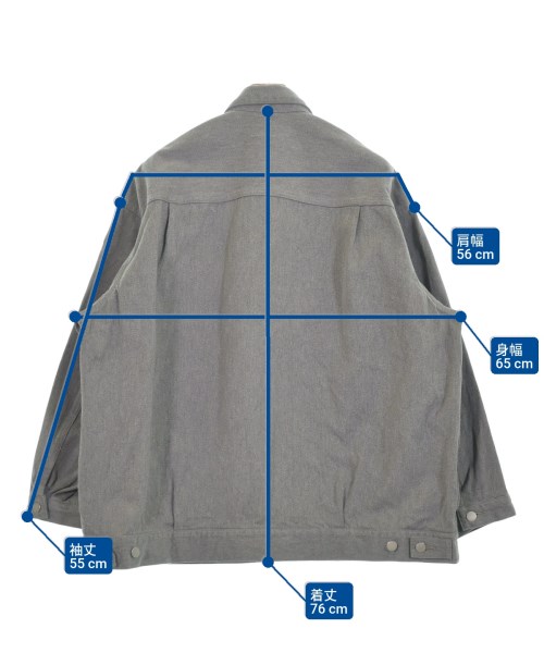 Graphpaper（グラフペーパー）デニムジャケット グレー サイズ:1(S位) メンズ/2200632005192