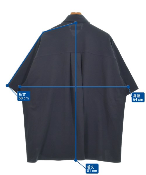 Graphpaper（グラフペーパー）カジュアルシャツ 紺 サイズ:OS メンズ/2200616770122