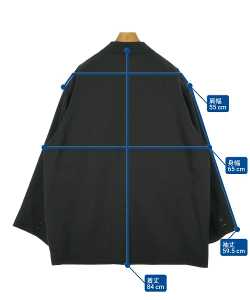 Graphpaper（グラフペーパー）テーラードジャケット 黒 サイズ:F メンズ/2200618900121